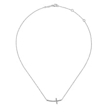 Load image into Gallery viewer, 14k White Gold Diamond Necklace
