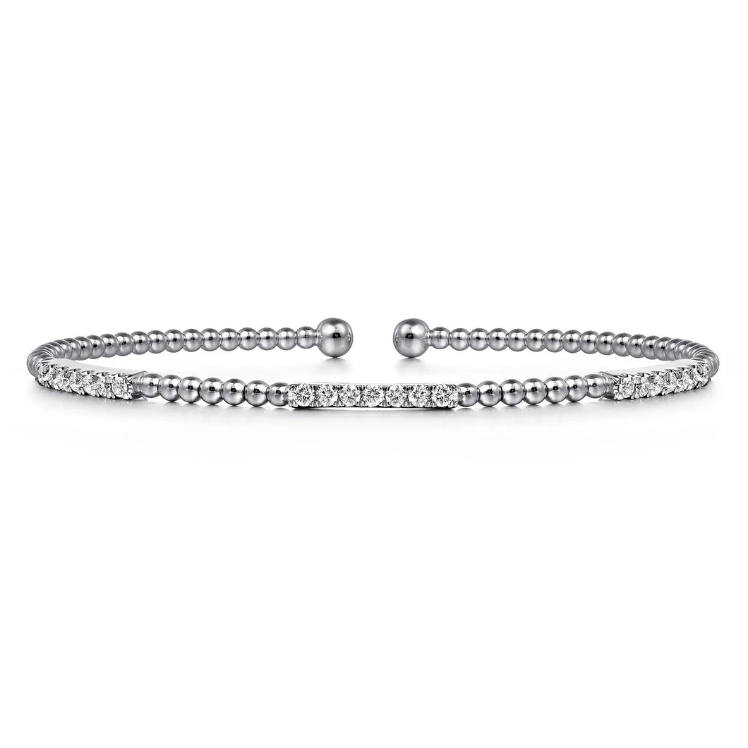 14k White Gold Diamond Bracelet