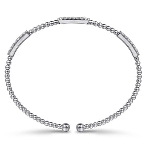 14k White Gold Diamond Bracelet