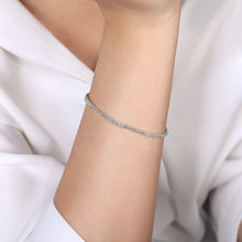 Load image into Gallery viewer, 14k White Gold Diamond Bracelet
