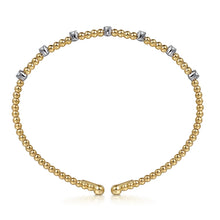 Load image into Gallery viewer, 14k Two Tone Diamond Bracelet
