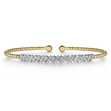 Load image into Gallery viewer, 14k Two Tone Diamond Bracelet
