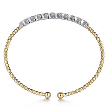 Load image into Gallery viewer, 14k Two Tone Diamond Bracelet
