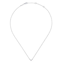 Load image into Gallery viewer, 14k White Gold Diamond Necklace
