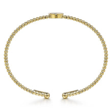 Load image into Gallery viewer, 14k Yellow Gold Diamond Initial Bracelet
