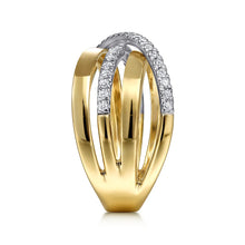Load image into Gallery viewer, 14k Two Tone Diamond Ring
