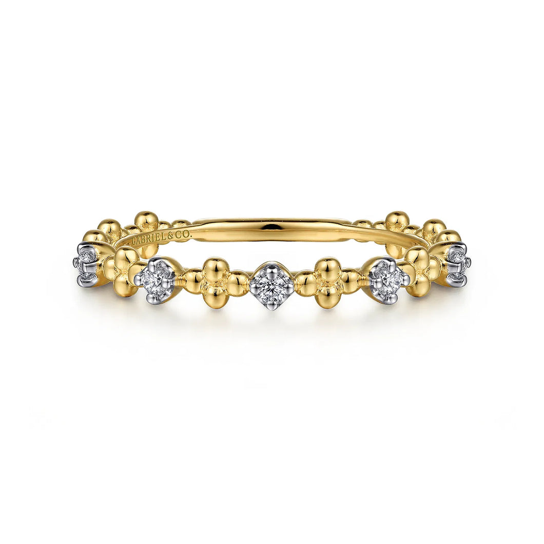 14k Yellow Gold Diamond Ring