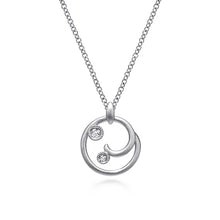 Load image into Gallery viewer, Sterling Silver Diamond Necklace
