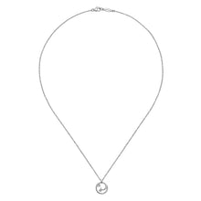 Load image into Gallery viewer, Sterling Silver Diamond Necklace
