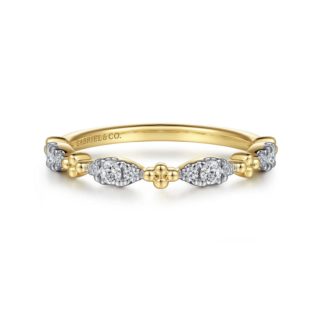 14k Yellow Gold Diamond Ring