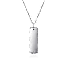 Load image into Gallery viewer, Sterling Silver Diamond Necklace
