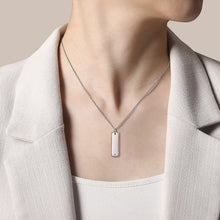 Load image into Gallery viewer, Sterling Silver Diamond Necklace
