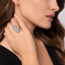 Load image into Gallery viewer, 14k Yellow Gold Diamond Signet Ring
