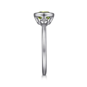 Sterling Silver Peridot Ring