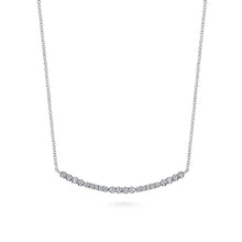 Load image into Gallery viewer, 14k White Gold Diamond Necklace
