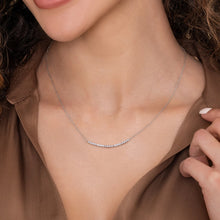 Load image into Gallery viewer, 14k White Gold Diamond Necklace
