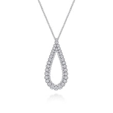 Load image into Gallery viewer, 14k White Gold Diamond Necklace
