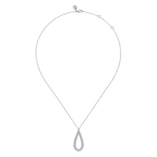 Load image into Gallery viewer, 14k White Gold Diamond Necklace
