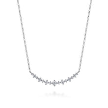 Load image into Gallery viewer, 14k White Gold Diamond Necklace

