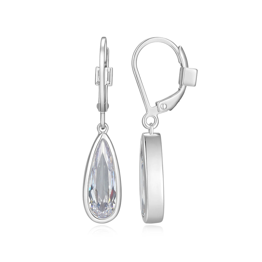 Sterling Silver CZ Earrings