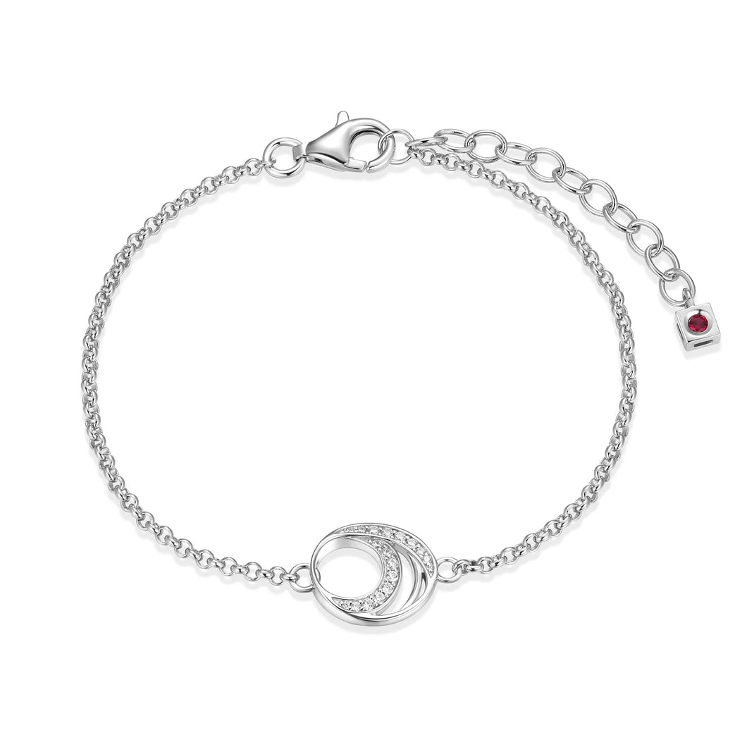 Sterling Silver CZ Bracelet