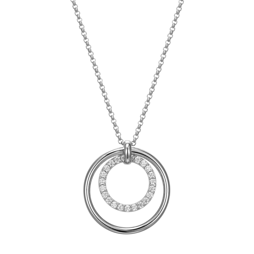 Sterling Silver CZ Necklace