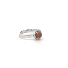 Load image into Gallery viewer, 14k White Gold Opal Ring with Diamonds
