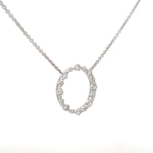 Load image into Gallery viewer, 14k White Gold Diamond Necklace
