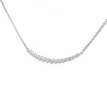 Load image into Gallery viewer, 14k White Gold Diamond Necklace
