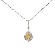 Load image into Gallery viewer, 14k Two Tone Fancy Yellow Diamond Necklace
