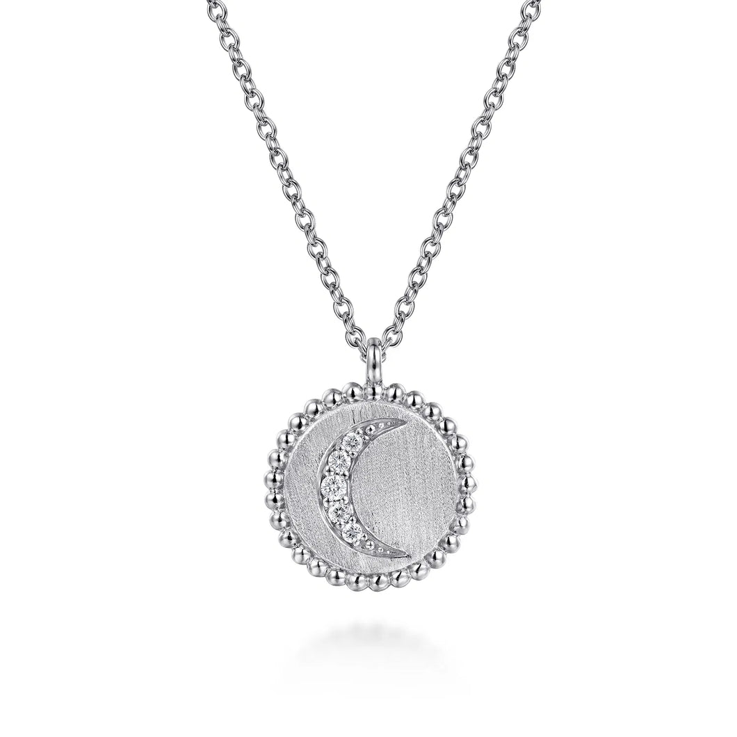 Sterling Silver Diamond Necklace