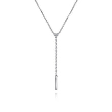 Load image into Gallery viewer, Sterling Silver Diamond Necklace
