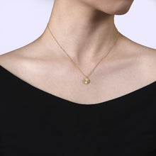 Load image into Gallery viewer, 14k Yellow Gold Diamond Necklace
