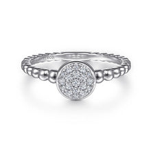 Load image into Gallery viewer, Sterling Silver White Sapphire Ring
