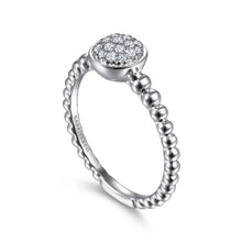 Load image into Gallery viewer, Sterling Silver White Sapphire Ring
