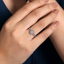 Load image into Gallery viewer, Sterling Silver White Sapphire Ring
