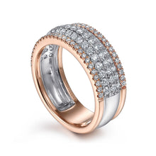 Load image into Gallery viewer, 14k Two Tone Diamond Ring
