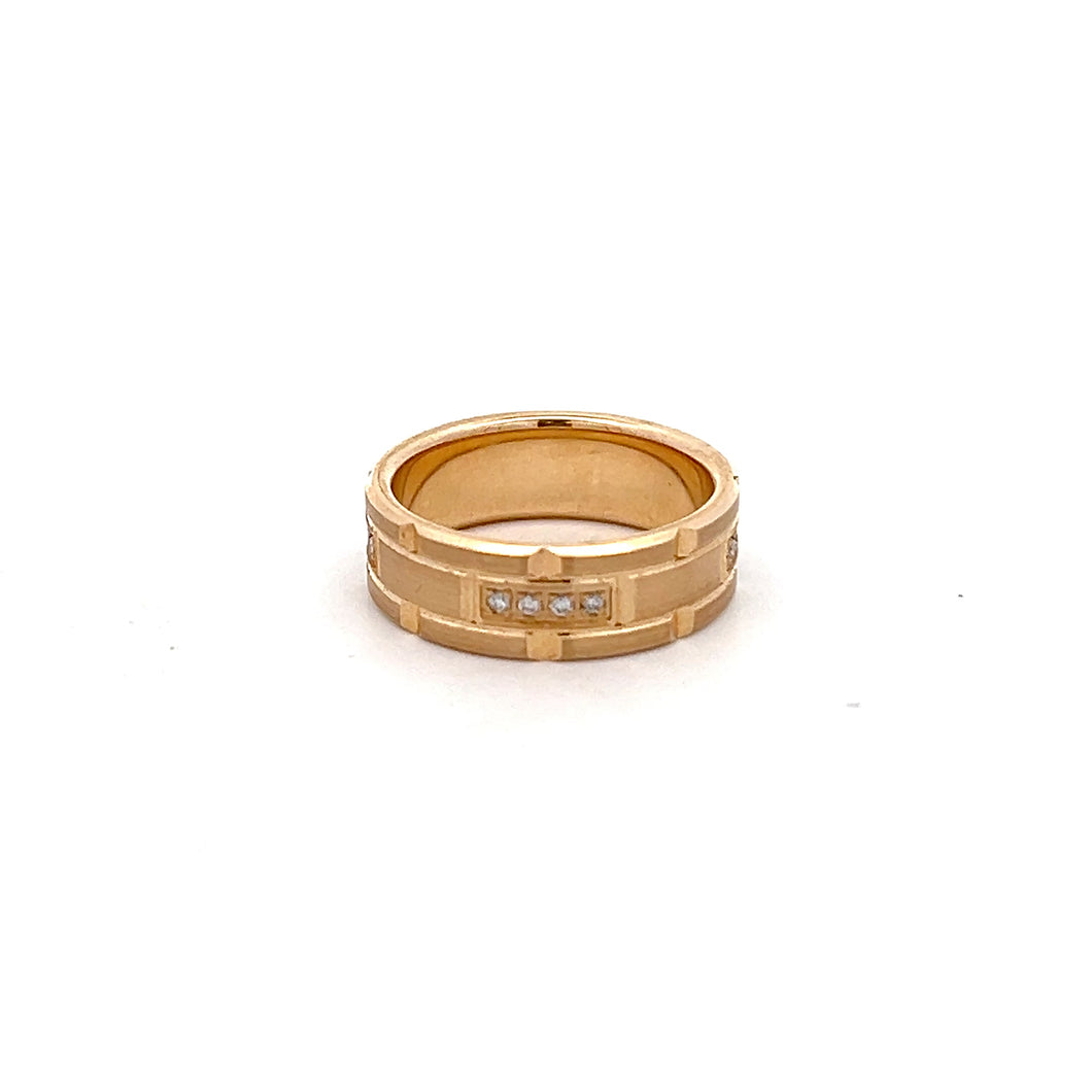 10k Yellow Gold Men’s Diamond Ring