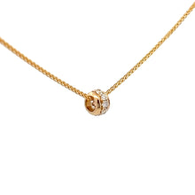 Load image into Gallery viewer, 14k Yellow Gold Diamond Rondelle
