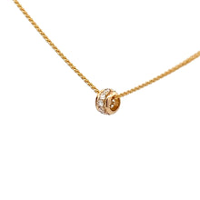 Load image into Gallery viewer, 14k Yellow Gold Diamond Rondelle
