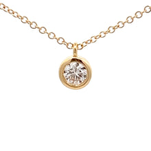 Load image into Gallery viewer, 14k Yellow Gold Diamond Necklace
