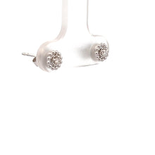Load image into Gallery viewer, 14k White Gold Diamond Studs
