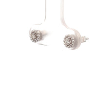Load image into Gallery viewer, 14k White Gold Diamond Studs
