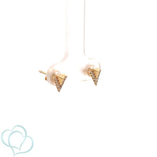 Load image into Gallery viewer, 14k Yellow Gold Diamond Studs
