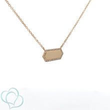 Load image into Gallery viewer, 14k Yellow Gold Diamond Necklace
