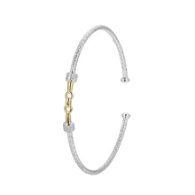 Load image into Gallery viewer, Sterling Silver Gold Plated Bracelet
