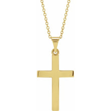 Load image into Gallery viewer, 14k Yellow Gold Cross Necklace
