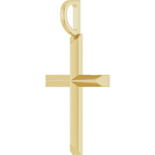 Load image into Gallery viewer, 14k Yellow Gold Cross Pendant
