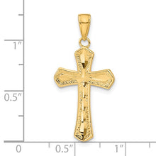 Load image into Gallery viewer, 14k Yellow Gold Cross Pendant
