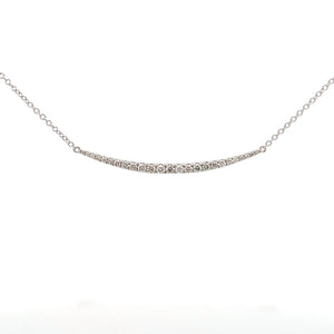 18k White Gold Diamond Necklace